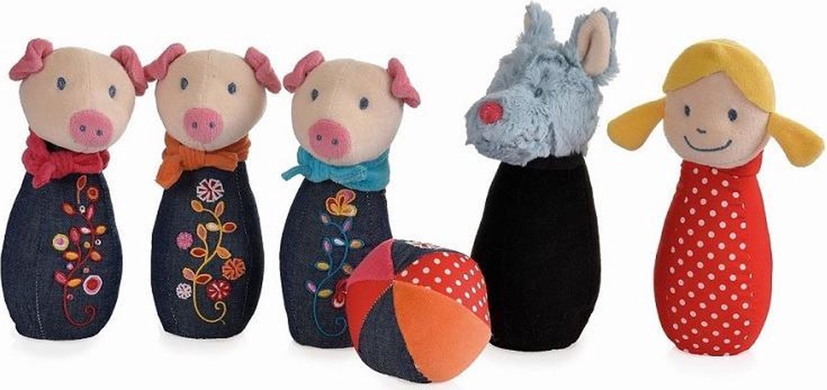 Egmont Toys Bowlingset Wolf 18 cm.