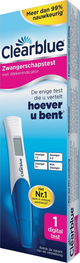 Zwangerschapstest met Wekenindicator, set van 1 digitale test
