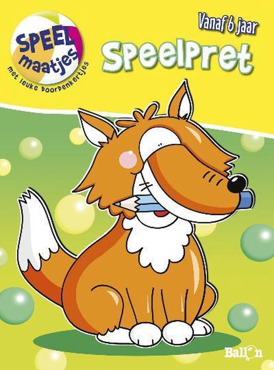 Cover van het boek 'Speelmaatjes Speelpret vanaf 6 jaar (vos)'