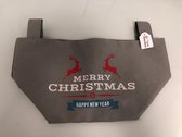 Kersttas - grijs