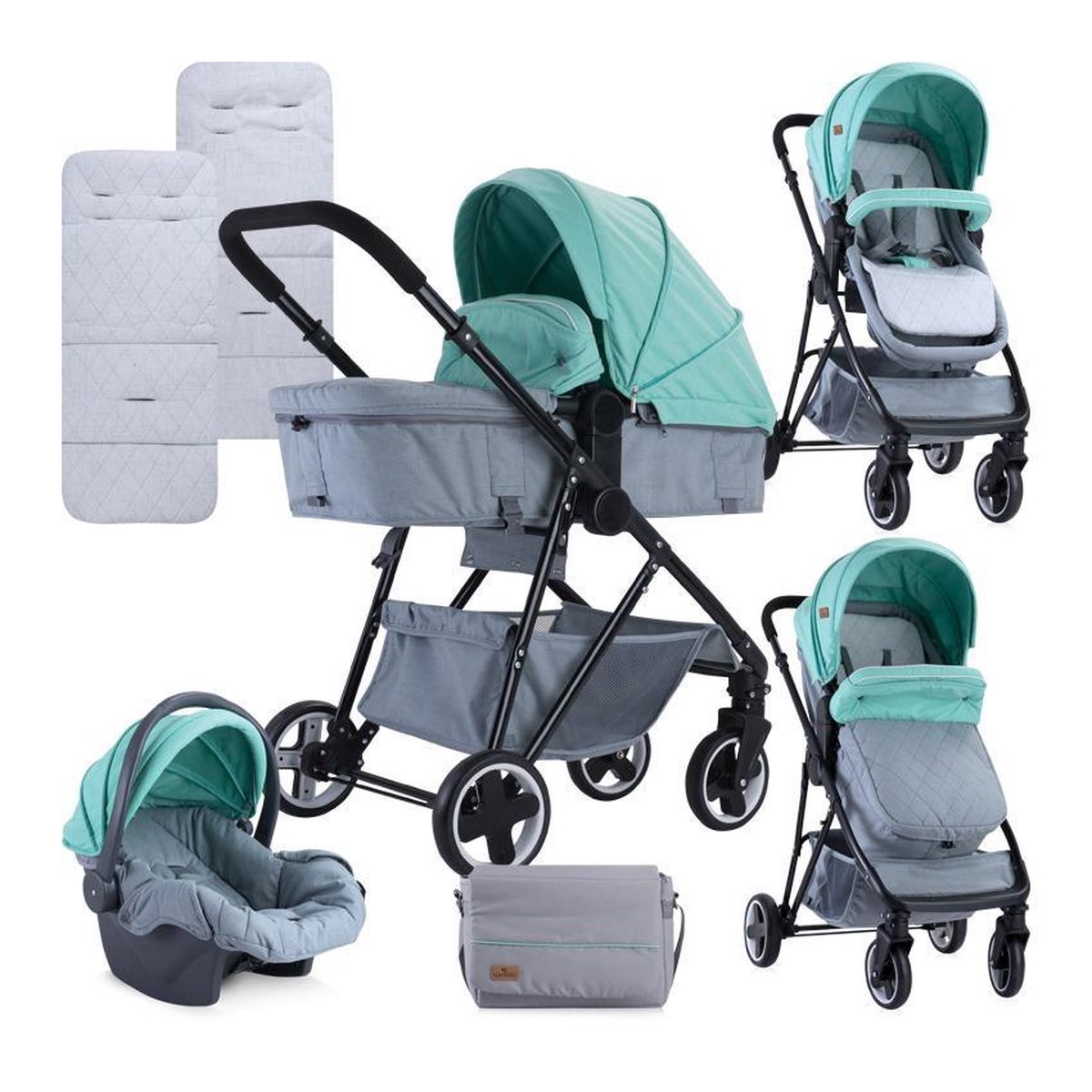 Lorelli Corina kinderwagen inclusief autostoel | bol.com