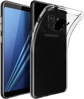FONU Siliconen Backcase Hoesje Samsung Galaxy A8 - Transparant