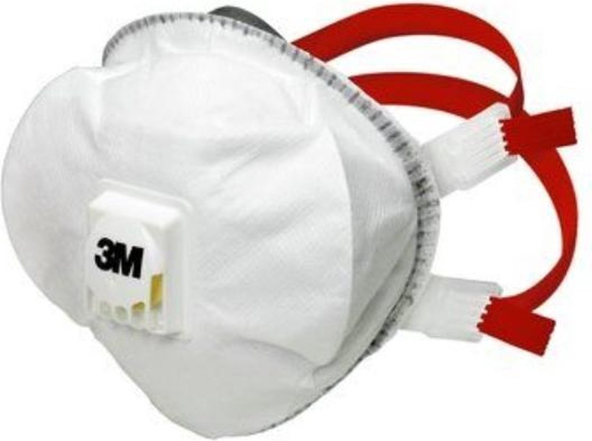 3M 8835+ stofmasker FFP3 R D Mondmasker Gezichtsmasker Luchtmasker - met uitademventiel