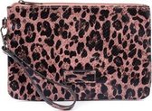 Zebra Trends Clutch - Natural Bag Pink Leo