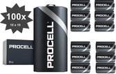 PROCELL  LR20 D Alkaline batterij - 100 Stuks (10 pakjes a 10st) -