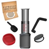 Aeropress GO Coffee Maker + IMS E&B LAB RVS koffie filter 35 micron