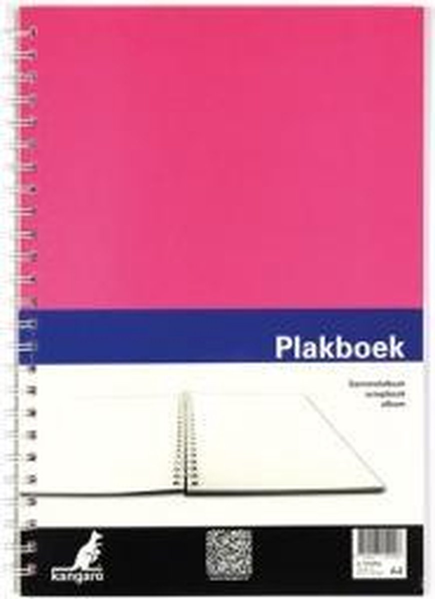 vertegenwoordiger Inademen Automatisch Plakboek Kangaro A4+ 120grs - 40 vel voorkant roze | bol.com
