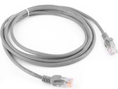 câble Internet de By Qubix - 1,5 mètre - gris - Câble Ethernet CAT5E - Câble RJ45 UTP avec vitesse de 1000 Mbps - Câble réseau de haute qualité!