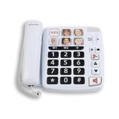 Swissvoice Xtra1110BNL wit - Grote Toetsen Senioren Telefoon vaste lijn met foto toetsen en senioren instellingen