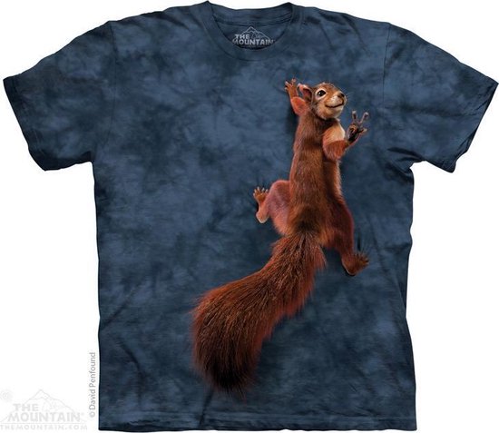 The Mountain T-shirt Peace Squirrel T-shirt unisexe XL