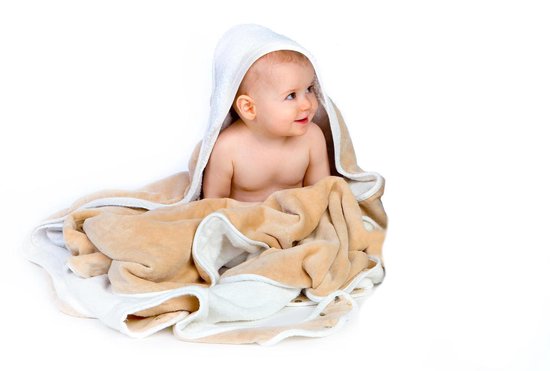 Cuddledry - Originele Cuddledry handdoek - Oatmeal/white - One size