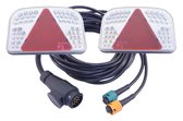 Achterlichtset LED3 Rechts + Links - Aanhangwagen verlichtingsset - Aanhanger