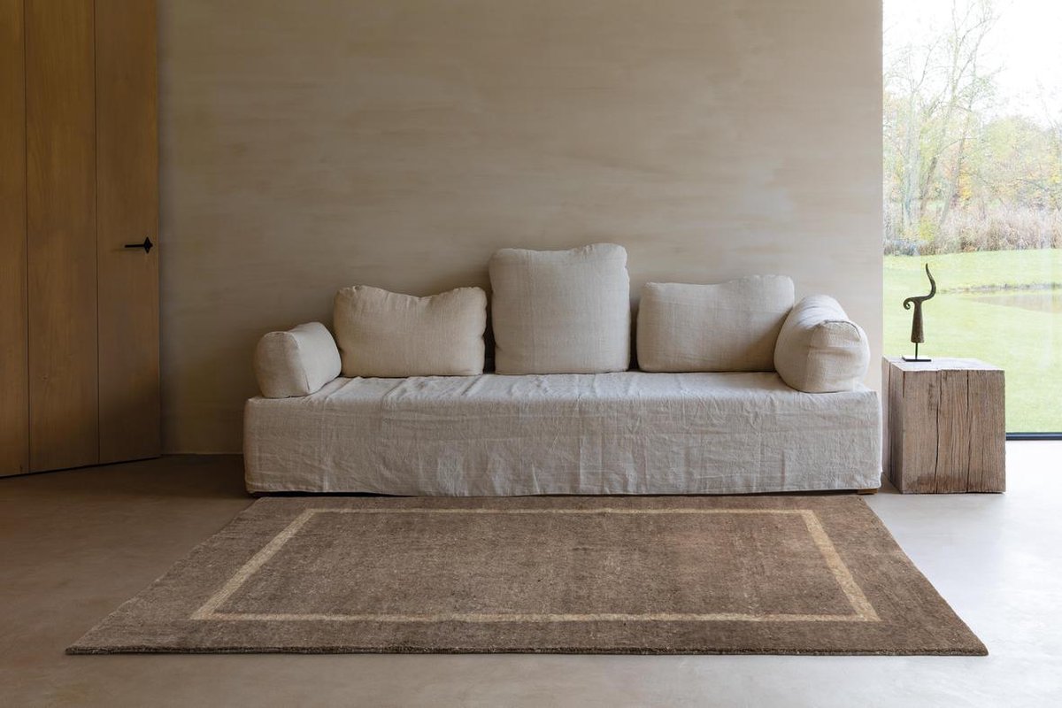 Ligne Pure Transform Vloerkleed/tapijt - Bruin Beige Vierkant, foto 2