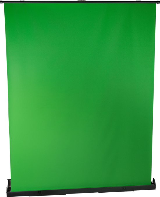 Bresser Opvouwbaar Achtergrondscherm - Green Screen - 150x200cm -Incl. Inklapsyteem