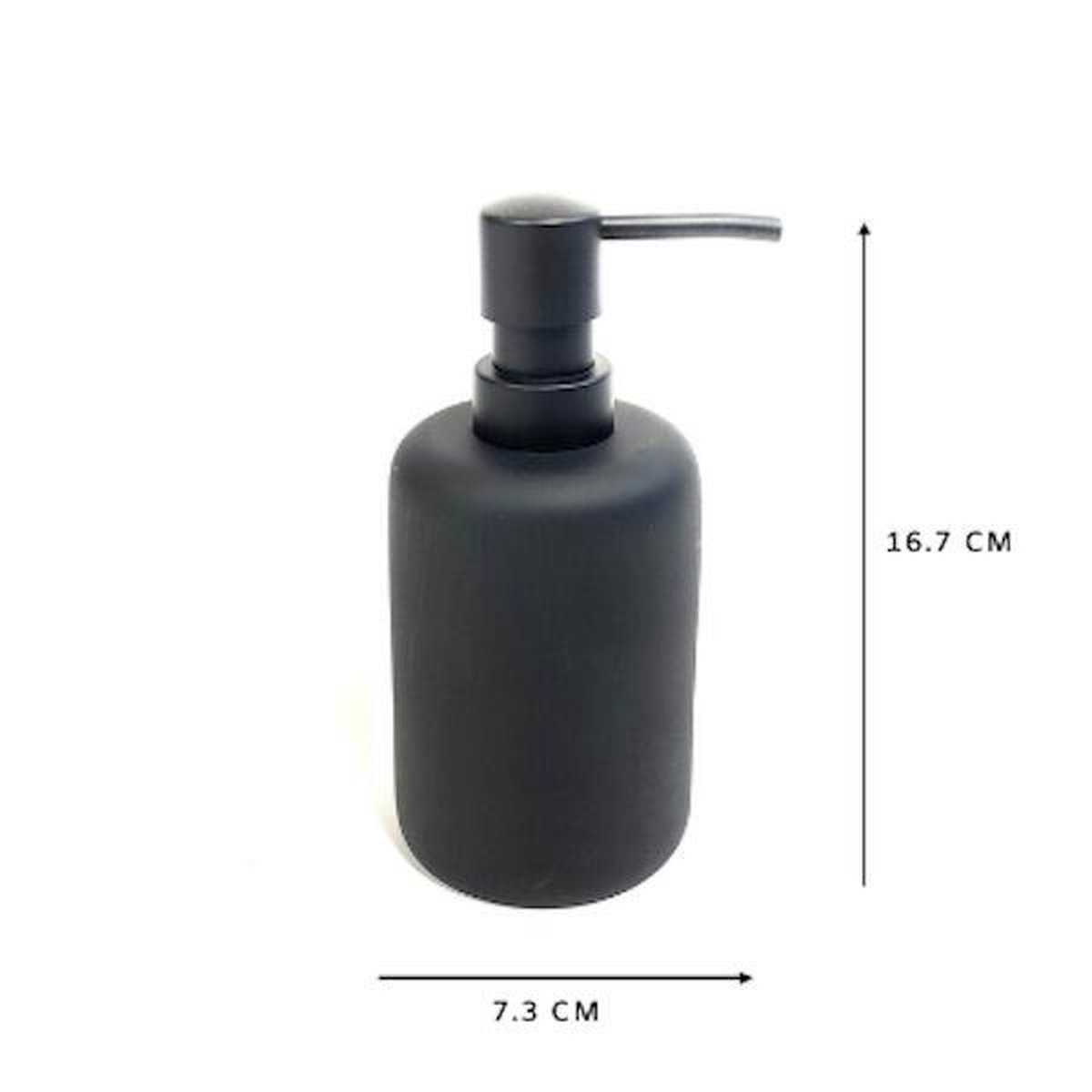 Zeepdispenser Aquarius 1 liter zwart 717 | De