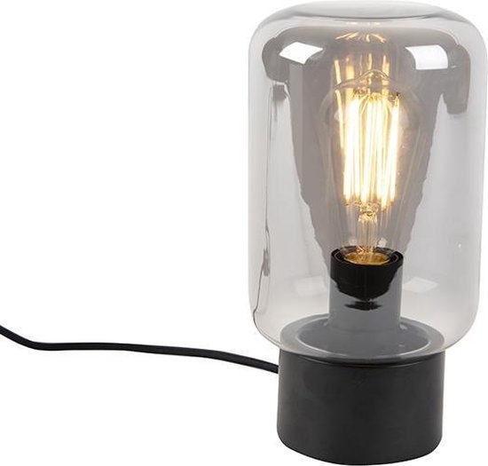QAZQA bliss_cute - Moderne Tafellamp - 1 lichts - H 260 mm - Zwart - Woonkamer | Slaapkamer | Keuken
