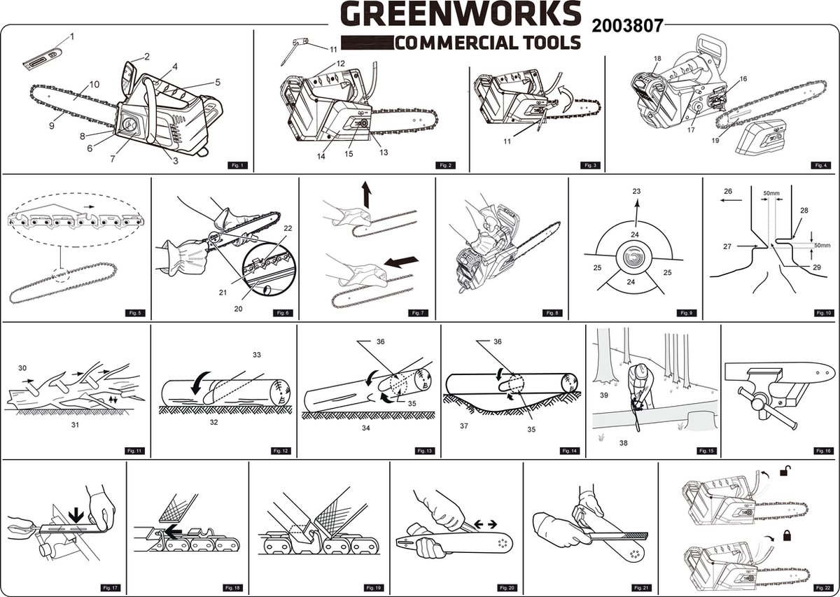 Top hendel zaag accu