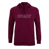 HARDR Outlined Hoodie Bordeaux - Maat XL