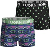 Bjorn Borg Jongens Boxershort 2p La Abstract & Dot Maat 110-116 Mannen