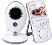 Babyfoon met camera | 2.4 inch babyphone | Babymonitor | Veilige verbinding | Terugspreken | Temperatuur | Slaapliedjes | Nachtzicht