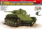 MiniArt T-70M Soviet Light Tank w/Crew (Special Edition) + Ammo by Mig lijm