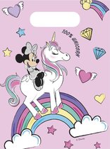 Minnie Mouse Uitdeelzakjes Unicorn 6st