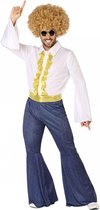 ATOSA - Goudkleurig en jean disco kostuum voor mannen - M / L