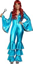 VIVING COSTUMES / JUINSA - Blauw Saturday Night Fever kostuum voor dames - M / L