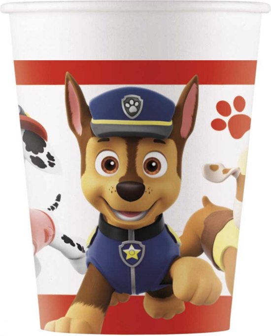 Paw Patrol Bekers Karton 200ml 8st