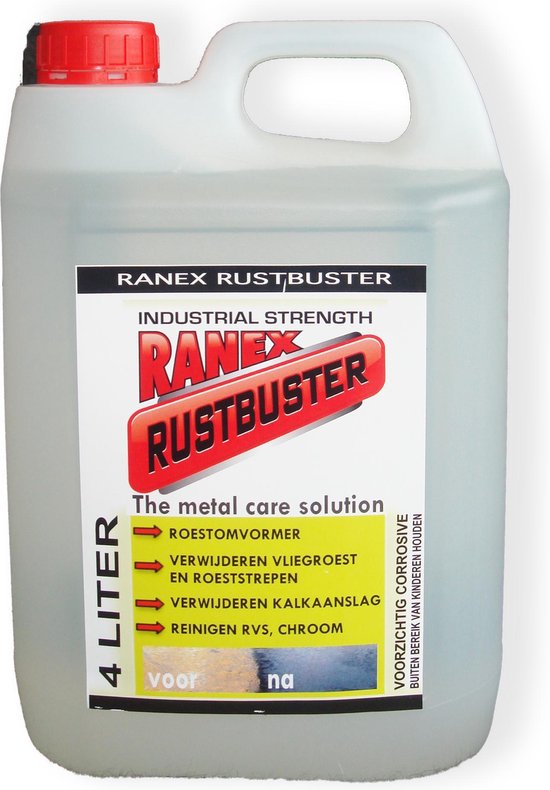 Foto: Ranex rustbuster roestverwijderaar 4 liter