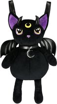 Restyle Rugtas Violet Demonic Cat Mascot Zwart