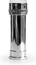 12x bellenblazer - uitdeelcadeautjes voor kinderen - bedankjes - blinkend zilver - 50ml
