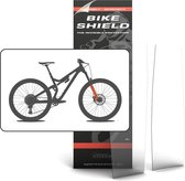 Bikeshield frame bescherming Fork shield matte protectie sticker | fiets folie