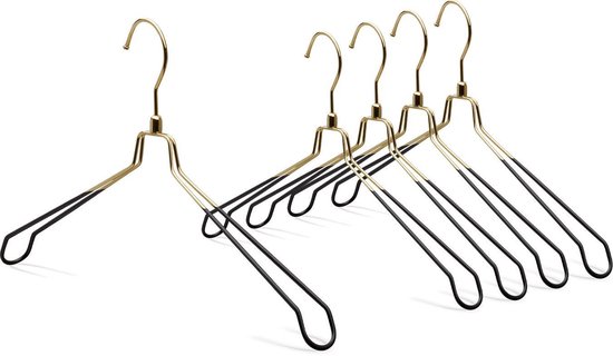 YourHanger metalen dip brass kledinghangers - 5 stuks | bol.com