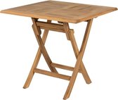 Teakhouten klaptafel vierkant 80CM