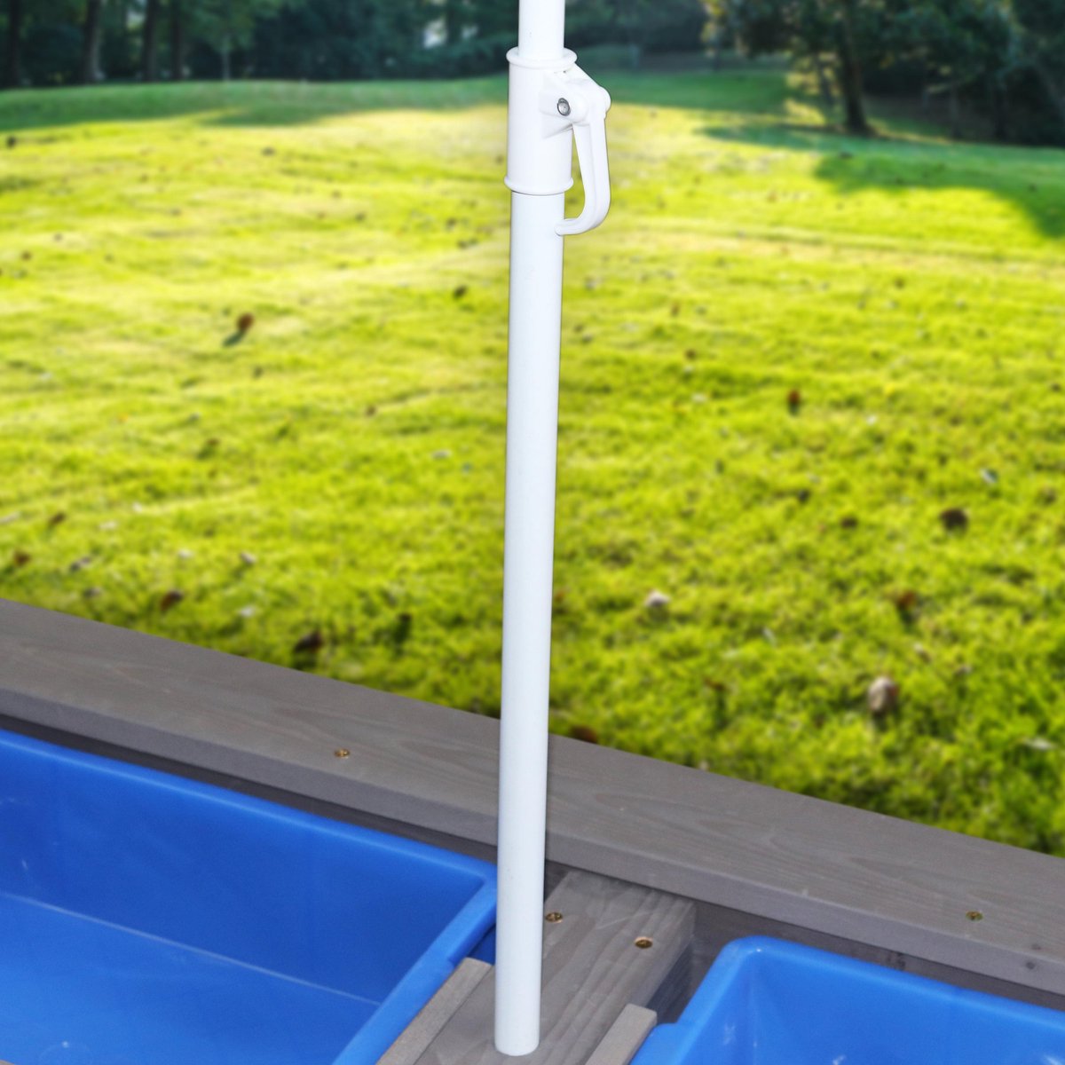 AXI Nick Zand & Water Picknicktafel in Antraciet/Grijs - Verstelbare Parasol - FSC Hout - Picknick tafel voor kinderen van hout — afbeelding 4