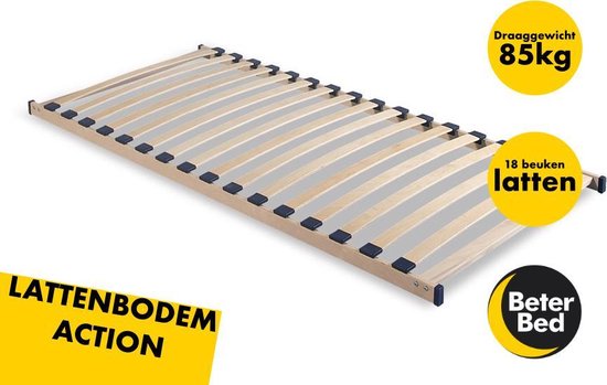 Beter Bed Action Lattenbodem - Hout - 90x200cm | bol.com