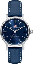 River Woods RW340027 Oswego horloge Vrouwen - Blauw - Leer 34 mm