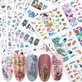 WiseGoods Premium Nail Art Stickers - Nagelstickers Velletjes - Nail Wraps -  Nagel Sticker - French Manicure - 840 Stickers
