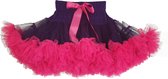 Dolly and Dotty paarse petticoat rok met fuchsia roze 45 cm