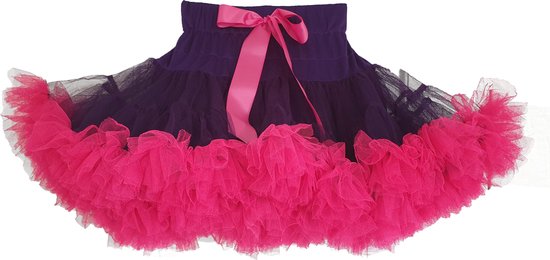 eend Huis Trek Dolly and Dotty paarse petticoat rok met fuchsia roze 45 cm | bol.com