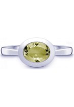 Quinn - Dames Ring - 925 / - zilver - edelsteen - 21400648
