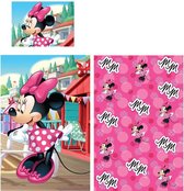 Minnie Mouse Dekbedovertrek Roze, 90x140