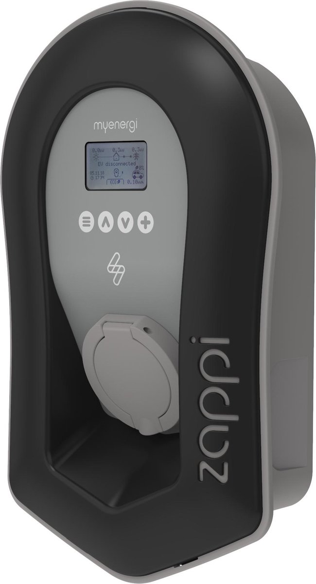 ZAPPI 222UB laadpaal - 3-fasen Type 2 met socket