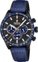 Festina F20359/2 The Originals Chronograaf - Polshorloge - Staal - Zwart - Ø 45mm