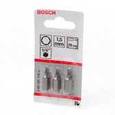 Bosch - BIT 1/4XH-TORS/IS 1.5 /3 - 3 stuks