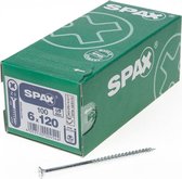 Spax Spaanplaatschroef Verzinkt PK 6.0 x 120(100) - 100 stuks