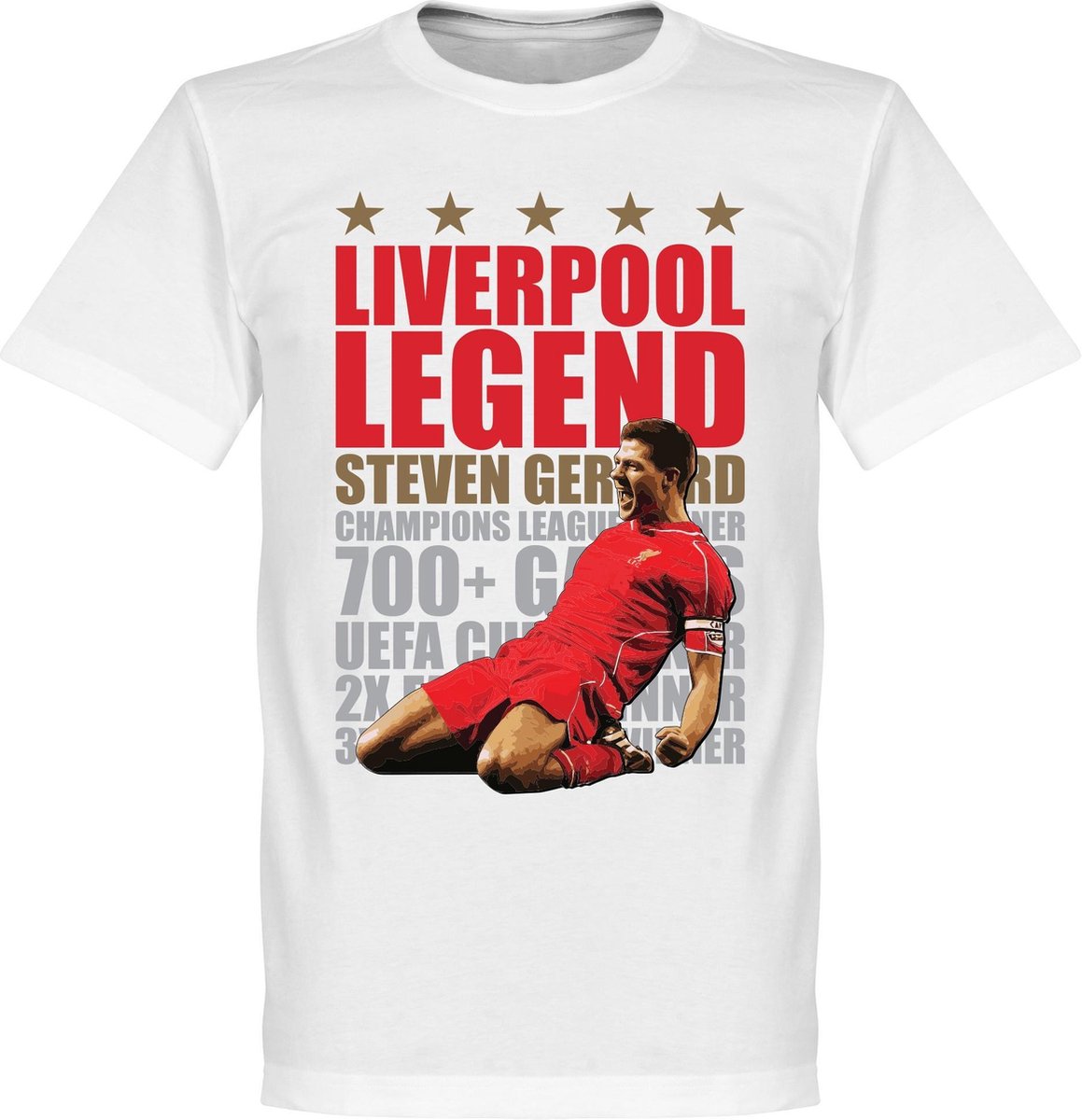 Steven Gerrard Legend T-Shirt - L
