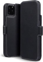 Apple iPhone 11 Pro Max hoesje, MobyDefend slim-fit extra dunne bookcase, Zwart | GSM Hoesje / Telefoonhoesje Geschikt Voor: Apple iPhone 11 Pro Max