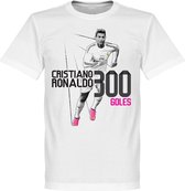 Ronaldo 300 Record Goalscorer T-Shirt - XXXXL